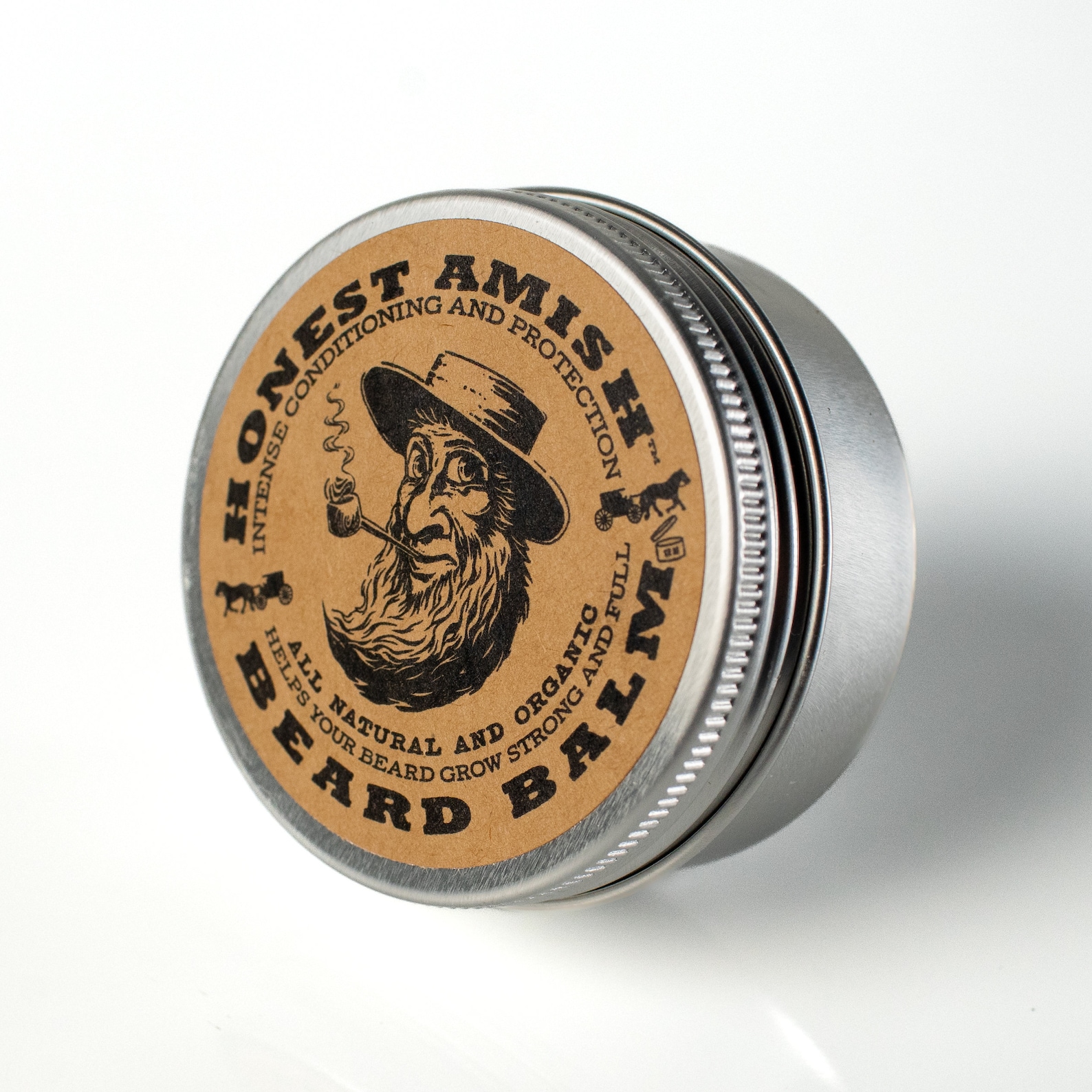 Honest Amish Beard Balm Men's Leavein Beard Conditioner Etsy