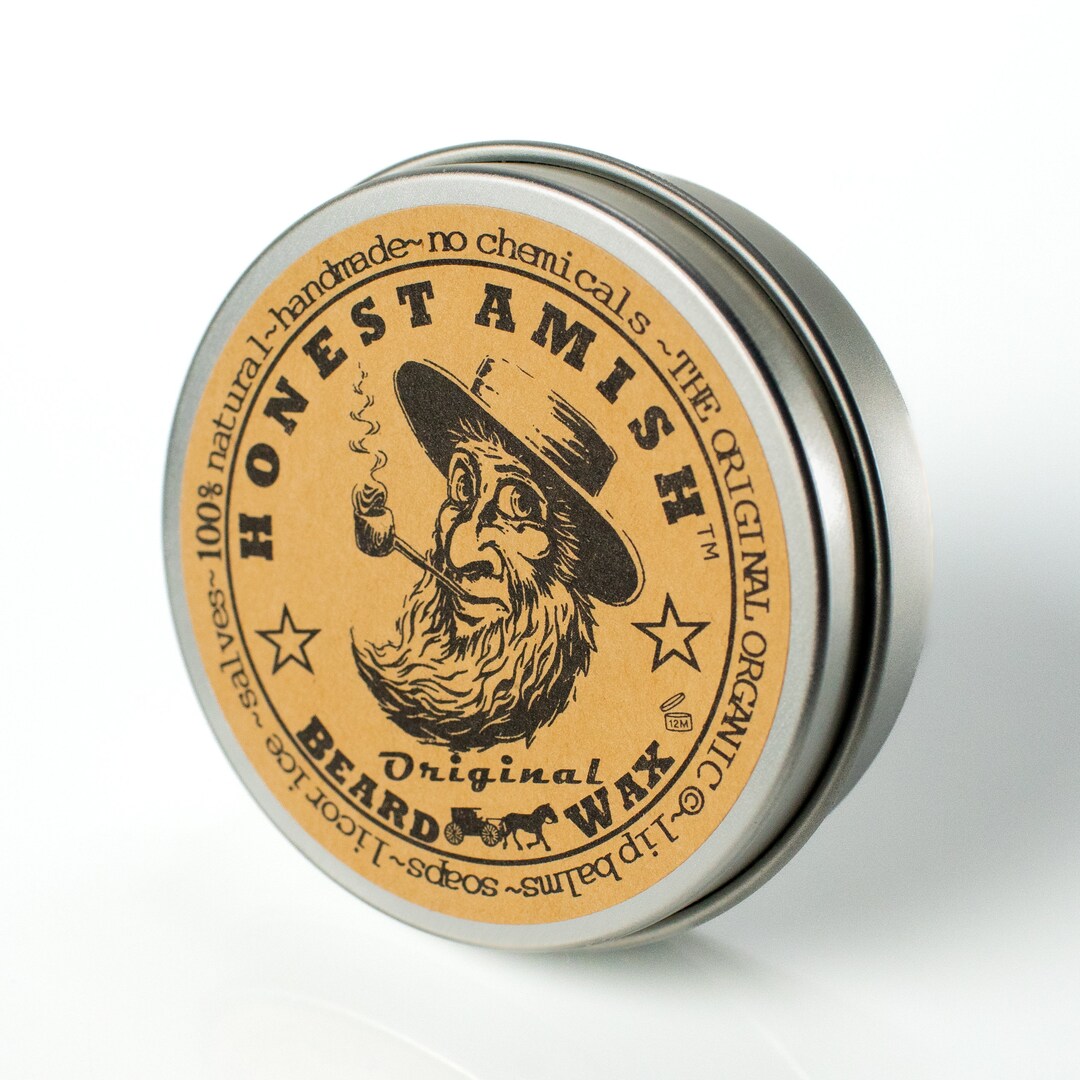 Beard Wax ORIGINAL 100 Natural and Organic by Honest Amish Etsy