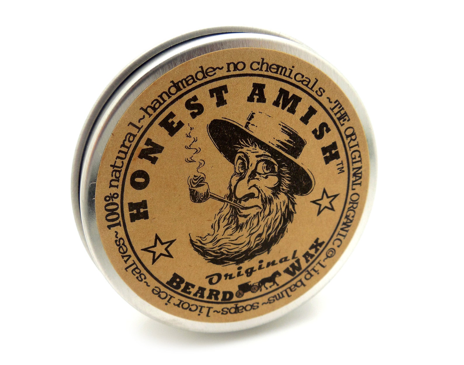 Beard Wax ORIGINAL 100 Natural and Organic by Honest Etsy
