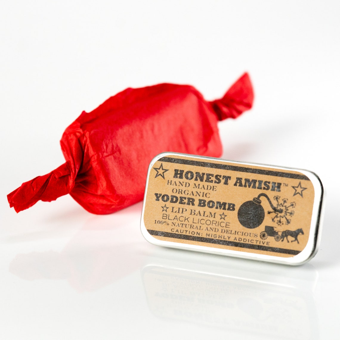 YODER BOMB Black Licorice Lip Balm Natural Organic and Etsy