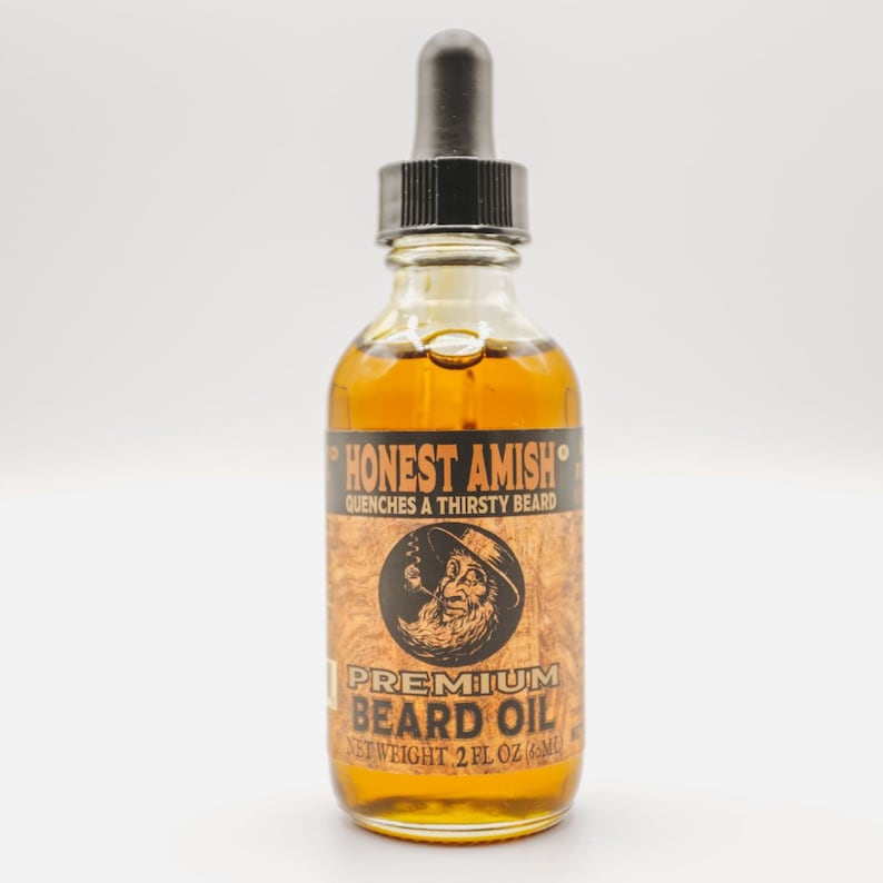Honest Amish Premium Beard Oil 2 Oz Etsy