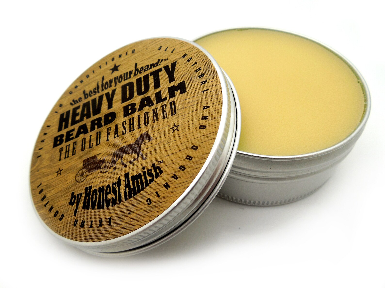 Honest Amish Heavy Duty Beard Balm 4 OUNCE Big Beard Etsy
