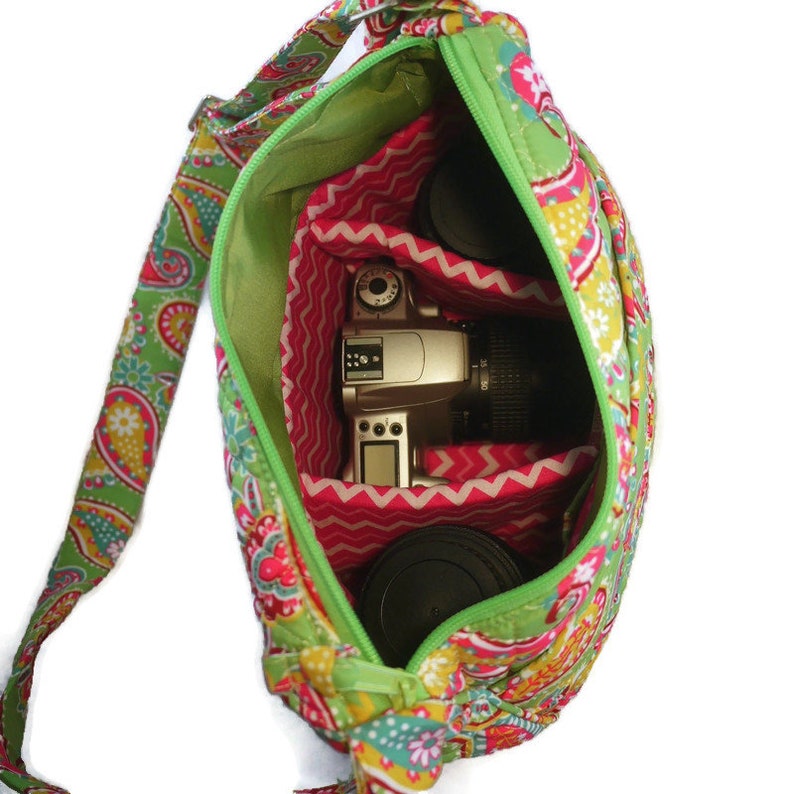 Ladies Camera Bag Purse Camera Bag Ready to Ship Small DSLR bag image 4