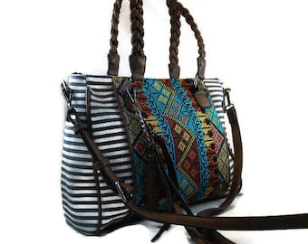 Embroidered DSLR Camera Bag: Padded Lens Tote, Crossbody Style