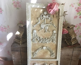 large shabby chic wall art bedroom wall decor distressed shabby white wall decor - Shabby Chic Wall Decor large shabby chic wall art bedroom wall decor distressed shabby white wall decor - Shabby Chic Wall Decor
