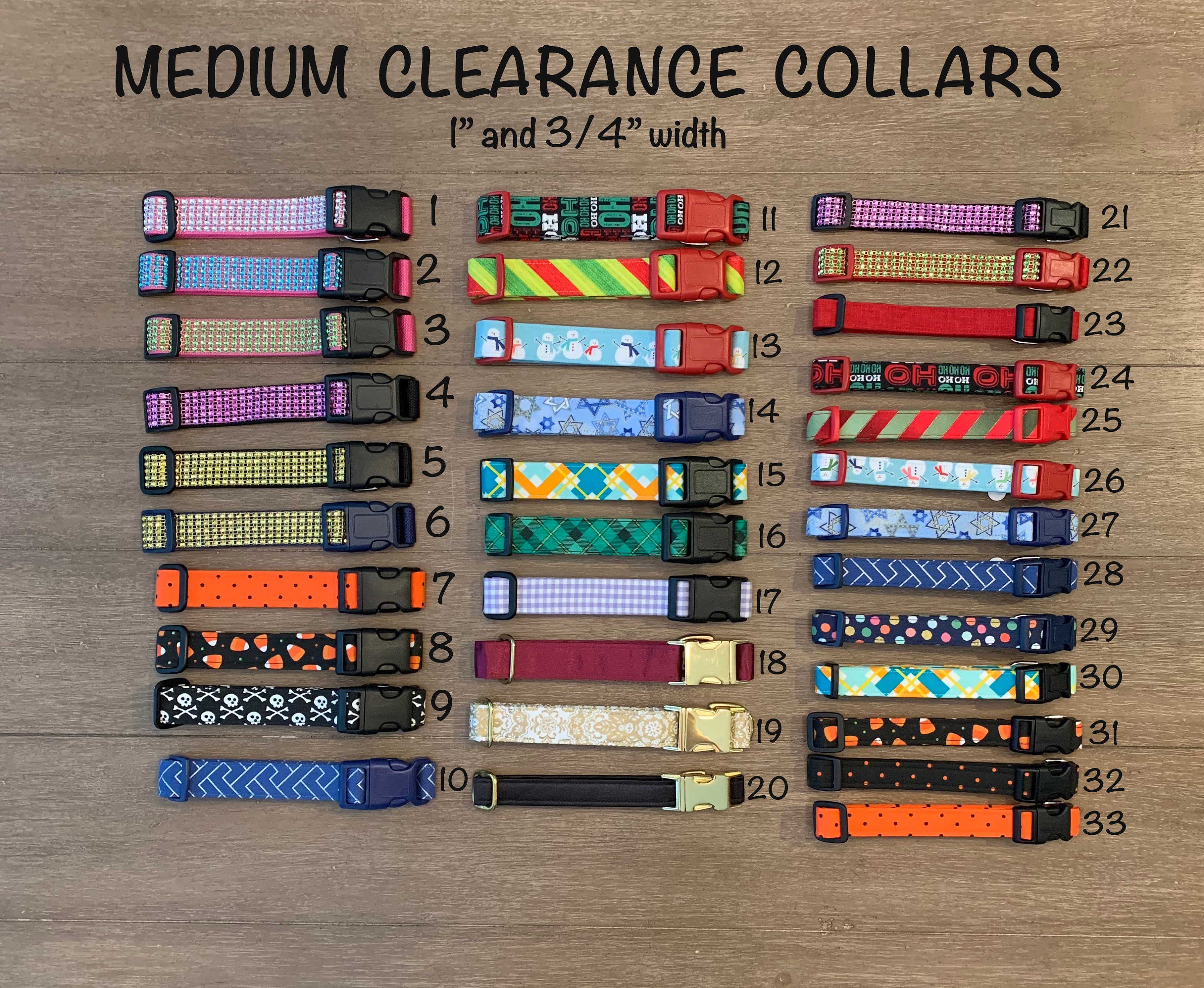 clearance dog collars