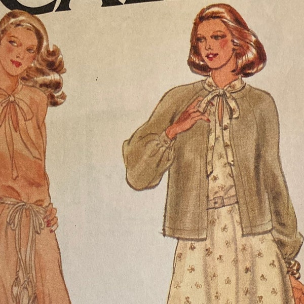 Vintage 1970s McCalls 6444 sewing pattern