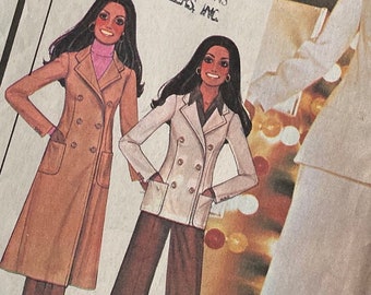 Vintage 1970's McCall's 4781 Sewing Pattern Size 10, 12 or 14