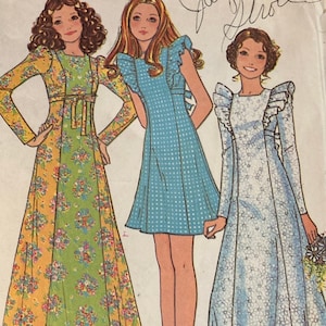 Vintage 1970s McCall’s 3156 sewing patterns Size 11 Bust 33.5
