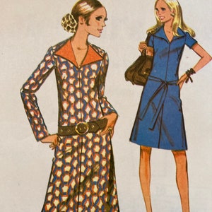 Vintage 1970s McCall’s 2636 sewing pattern size 10 Bust 32.5