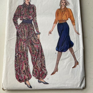 RARE Vintage 1970&#39;s Vogue 6424 Sewing Pattern Size 12-14-16 Bust 34-36-38 FF