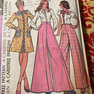 Vintage 1970s McCall’s 3513, sewing pattern Size 12 Bust 34