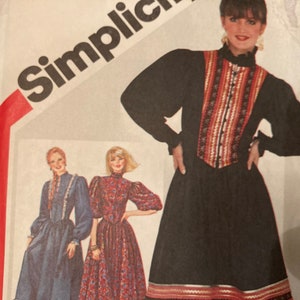 Vintage 1980 simplicity 5348 sewing pattern Size 10 Bust 32.5  FF