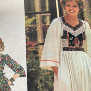 Vintage 1970s Butterick 5548 Schnittmuster Größe 8 Büste 31.5 oder Größe 10 Büste 32.5 oder Größe 12 Büste 34 FF