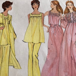 Vintage 1970s Vogue 7971 sewing pattern size 14 Bust 36 FF