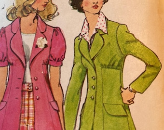 Vintage naaipatroon Simplicity 5642 uit de jaren 70, maat 11JP (borst 34 inch) of maat 14 (borst 36 inch).