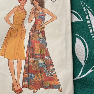 Vintage 1970&#39;s Simplicity 7539 Sewing Pattern Size 12 Bust 34