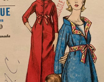 Vintage 1960s Vogue 6066 Sewing pattern size 14 Bust 34