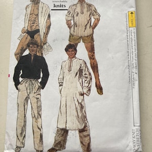 1970年代のヴィンテージVogue 7990裁縫パターン メンズ ユニセックス サイズ40またはサイズ44