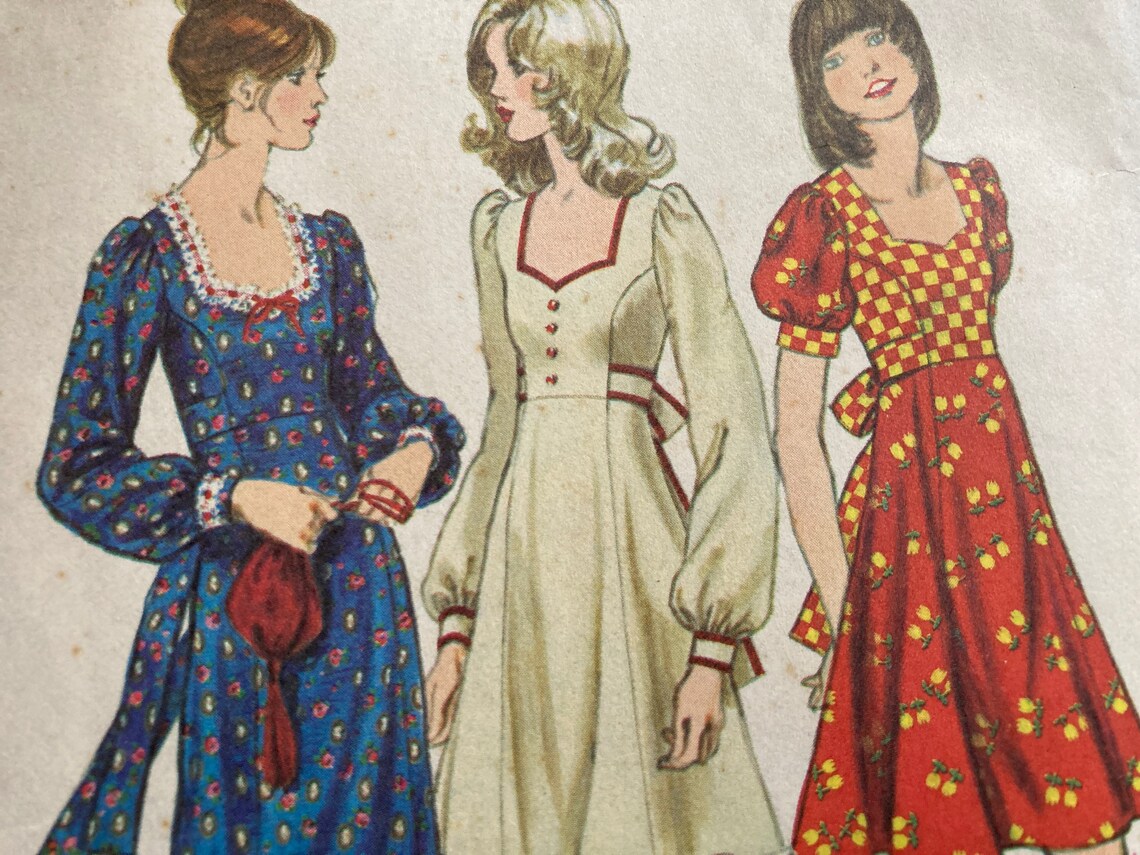 Simplicity Pattern 5347 Vintage 1970s Simplicity 5347 Sewing Pattern Size 10 Bust 32.5 - Etsy