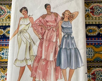 Patrón de costura Butterick 3736 vintage de los años 70, talla 12, busto 34