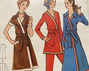 Vintage 1970's Butterick 6195 Sewing Pattern Size 20 Bust 42 FF