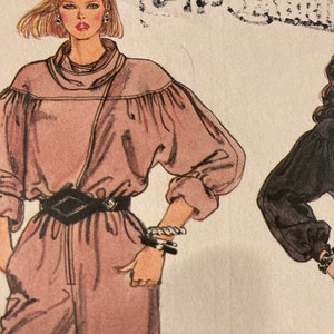 Vintage 1980s Vogue 8844, sewing pattern Size 10 Bust 32.5 or Size 12 Bust 34 or size 16 Bust 38 FF