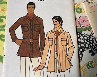 Vintage 1970s Vogue 8668 Sewing Pattern Size 40 or 42