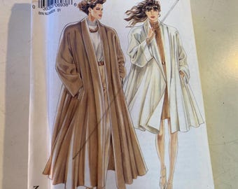 Vintage 1980's NEW LOOK 6938 Sewing Pattern Size S M L FF