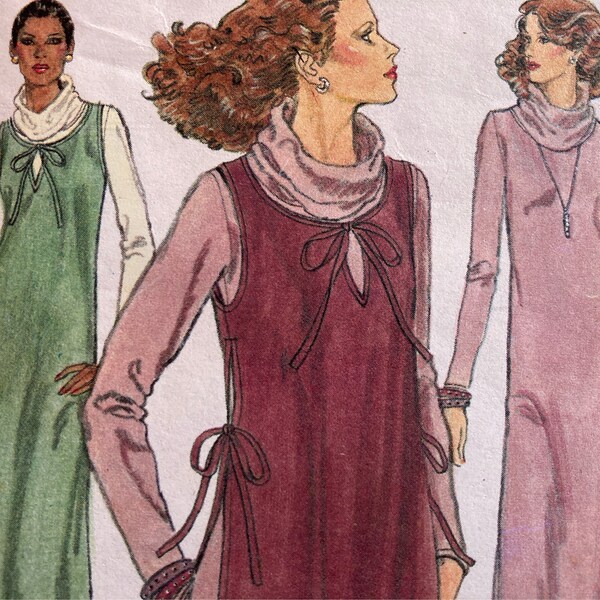 Vintage 1970s Vogue 9932 sewing pattern Size 12 Bust 34