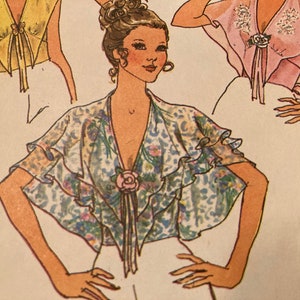 Vintage 1970s simplicity 6945 sewing pattern Size 16 Bust 38