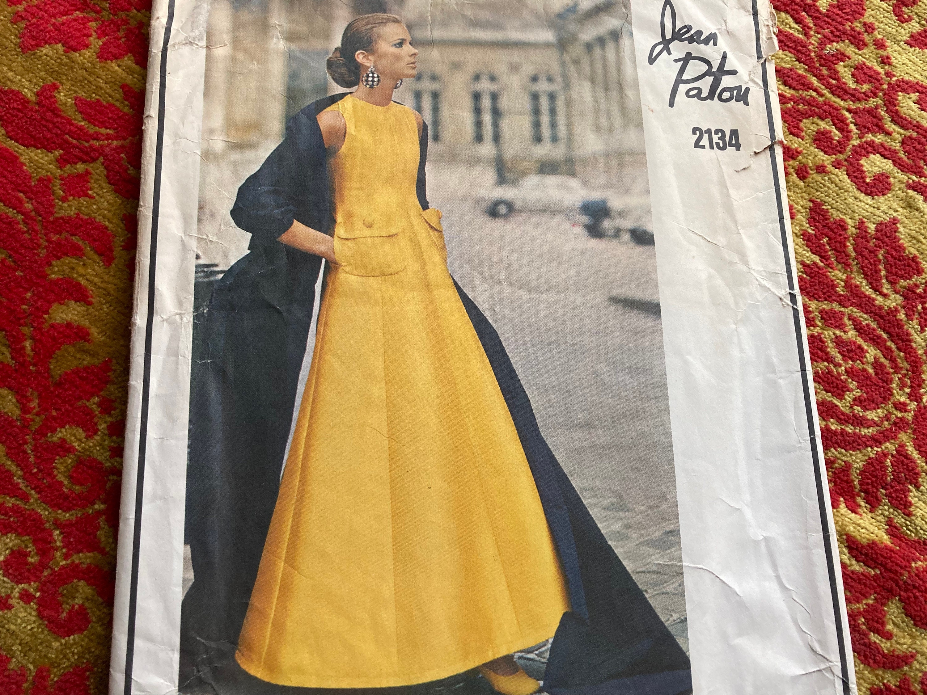 Vintage 1960's Vogue 2134 Paris Original Jean Patou Sewing