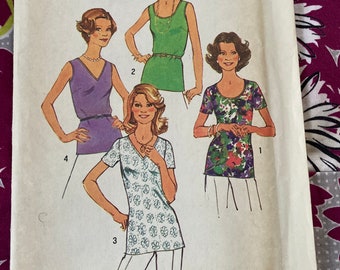 Vintage 1970's Simplicity 6975 Sewing Pattern FF