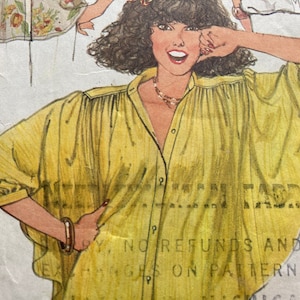 Vintage 1970s simplicity 8348 sewing pattern size 10 Bust 32.5 or Size 12 Bust 34