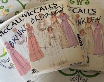 Vintage 1970s McCall's 6405 Sewing Pattern Size 10, 12 or 14