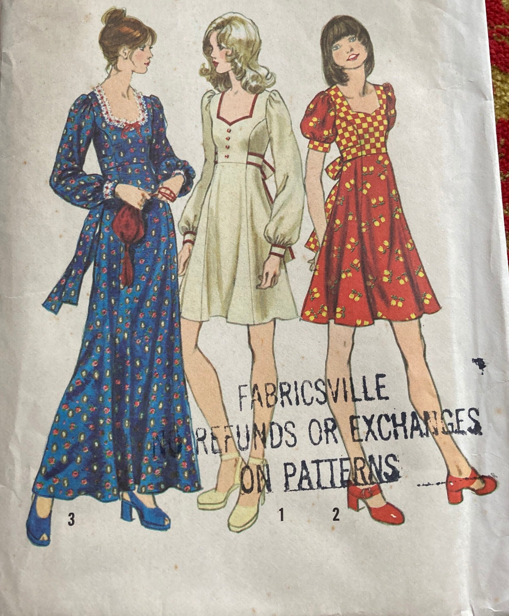 Simplicity Pattern 5347 Vintage 1970s Simplicity 5347 Sewing Pattern Size 10 Bust 32.5 - Etsy