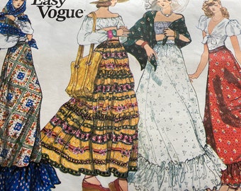 Vintage 1970's Vogue 1009, sewing pattern size Waist 26.5 FF