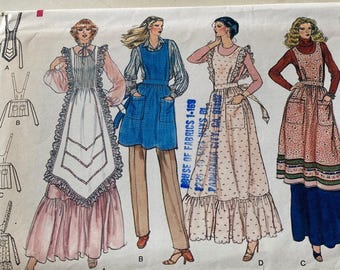 Vintage jaren 1970 Vogue 7256 naaipatroon maat Small 8-10, Medium 12-14 of maat Large 16-18 Buste 38-40