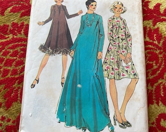 Vintage 1970s simplicity 5972 sewing pattern size 12 Bust 34 or Size 14 Bust 36 or Size 16 Bust 38