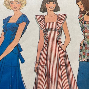 Vintage 1970s simplicity 7438 sewing pattern Size Small 8-10 Bust 31.5-32.5