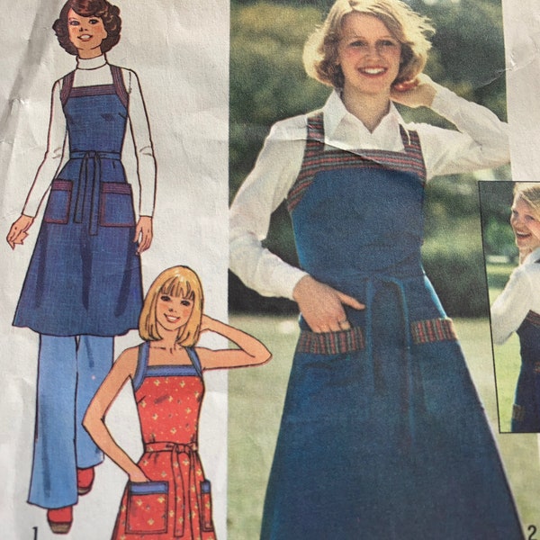 Vintage 1970s simplicity 7561 sewing pattern Size 16 Bust 38 FF