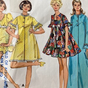Vintage 1960s Butterick 5518 sewing pattern size 14 Bust 36