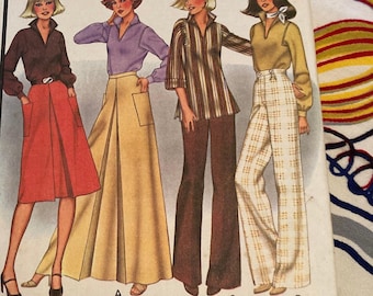 Vintage 1970's McCall's 5655 Sewing Pattern Size 16 Bust 38 FF