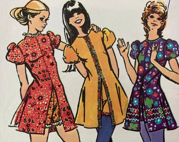 Vintage 1970's Simplicity 9644 Sewing Pattern Size 12 Bust 34 - Etsy