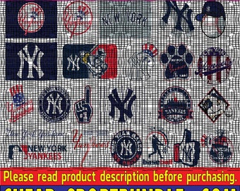New-York Yankees Baseball Team svg, New-York Yankees Svg, M--L--B Svg, M L B Svg, Png, Dxf, Eps, Instant Download