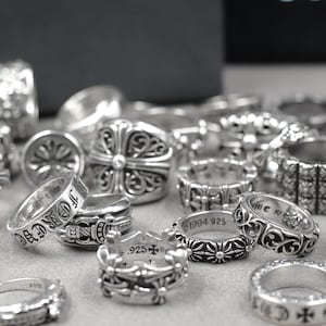 Chrome Hearts Forever Ring - Etsy
