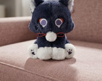 Genshin Impact Wanderer Scaramouche Cat Plushie Merch Pluszowa zabawka pluszowa - kolekcjonerskie pluszaki