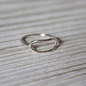 Oblong Ring//14kt Gold Filled or Sterling Silver//Handcrafted//Made to Order image 5