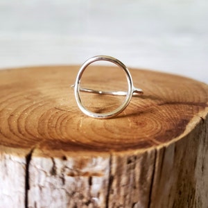 Full Circle Ring//Argentium Sterling Silver//Handcrafted//Made to order image 8