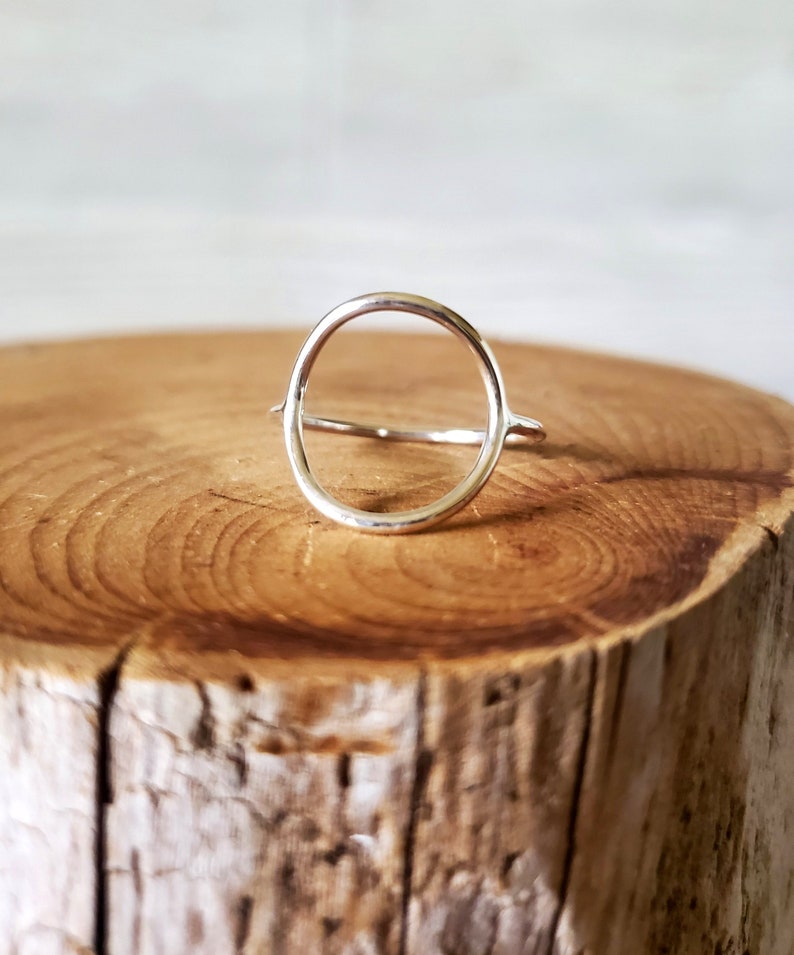 Full Circle Ring//Argentium Sterling Silver//Handcrafted//Made to order image 8
